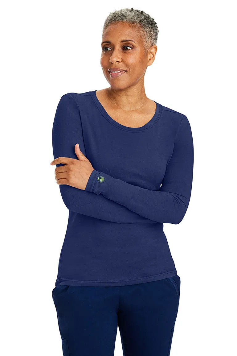 Purple Label Women's Melissa Long Sleeve T-Shirt | Navy