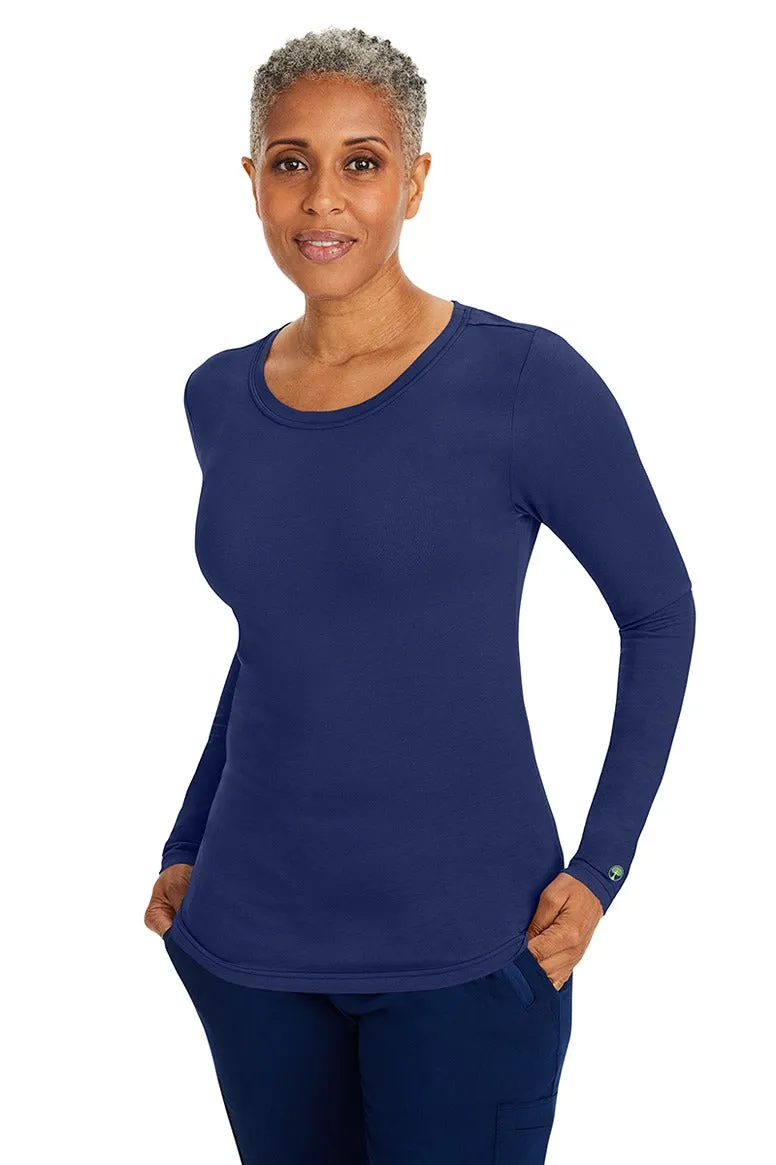 Purple Label Women's Melissa Long Sleeve T-Shirt | Navy