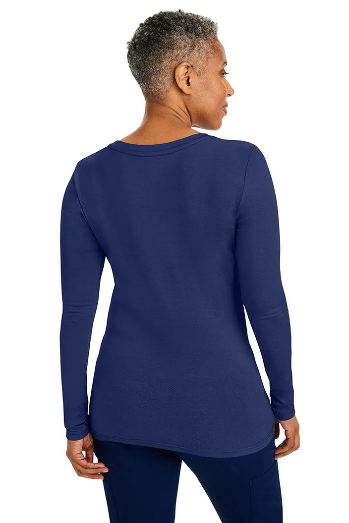 Purple Label Women's Melissa Long Sleeve T-Shirt | Navy