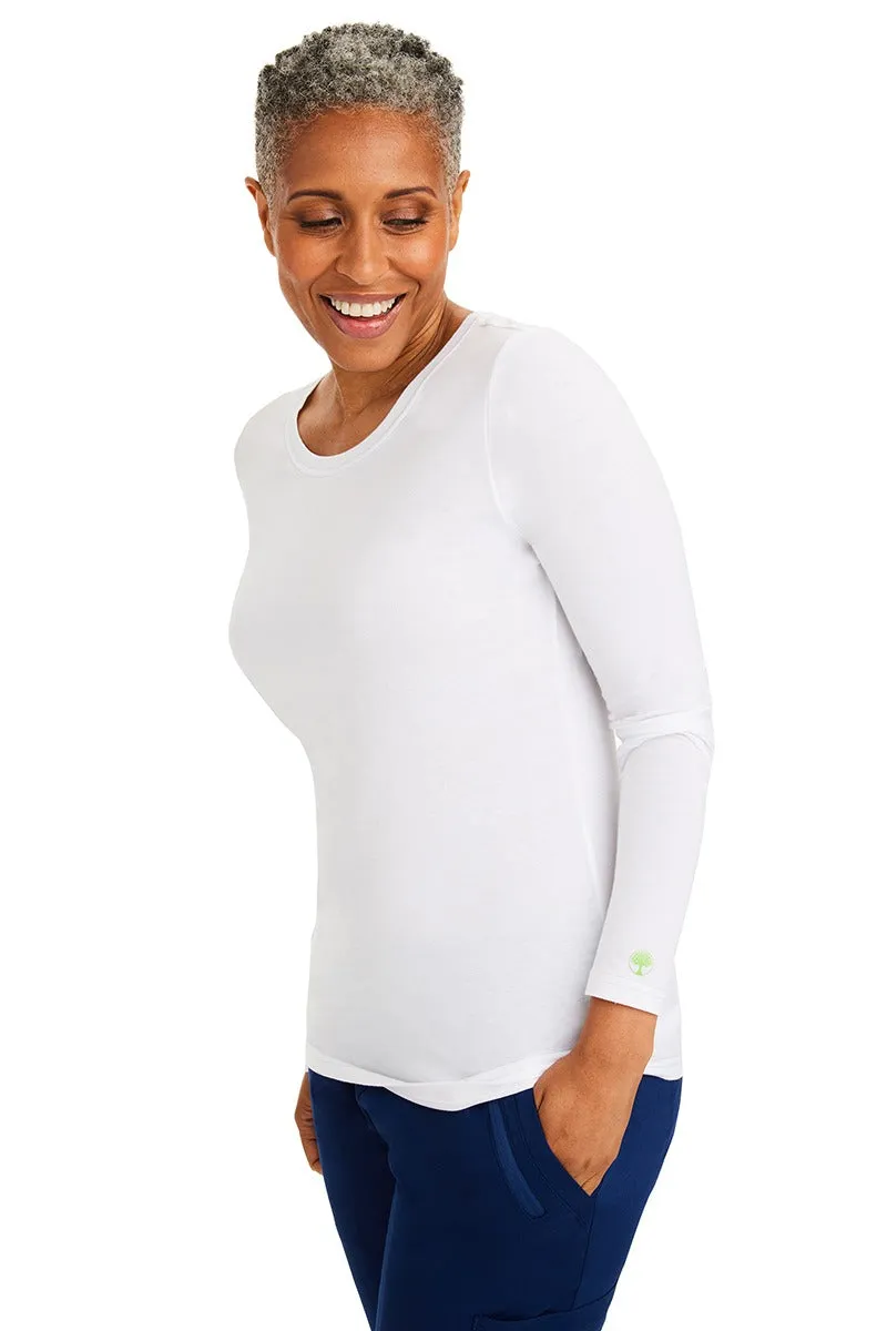 Purple Label Women's Melissa Long Sleeve T-Shirt | White