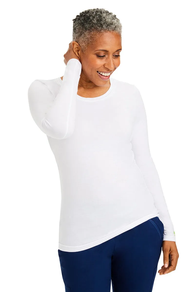 Purple Label Women's Melissa Long Sleeve T-Shirt | White