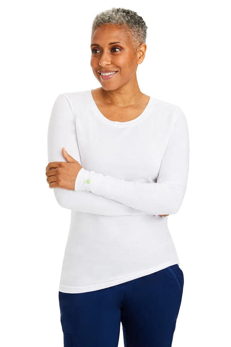 Purple Label Women's Melissa Long Sleeve T-Shirt | White