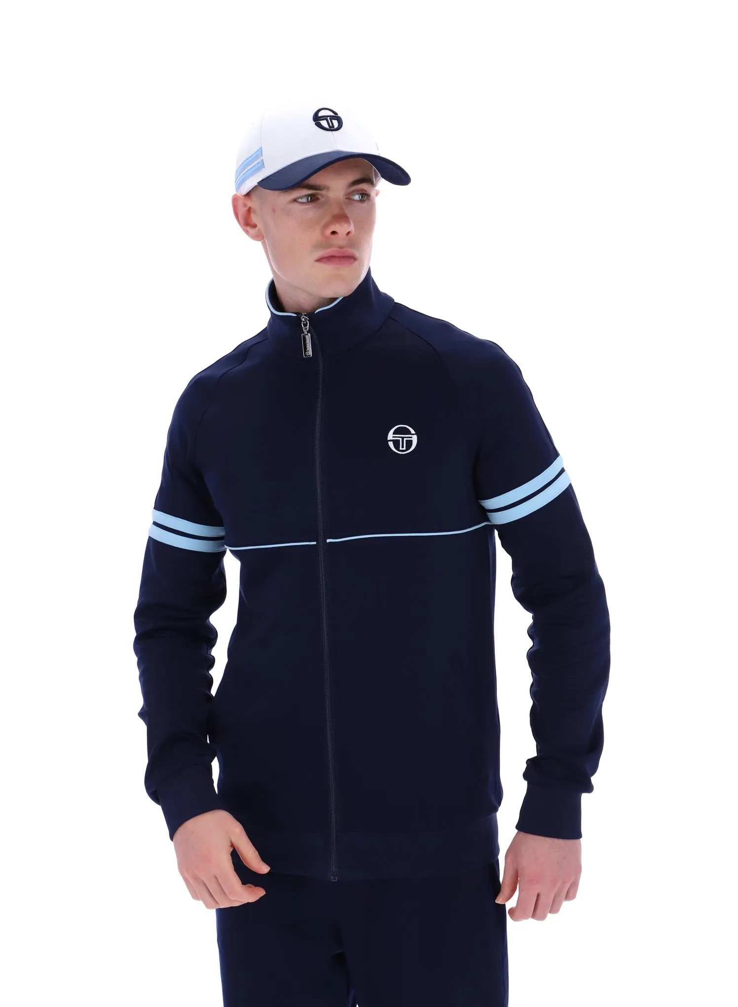 Sergio Tacchini Navy Fleece Jacket Q2