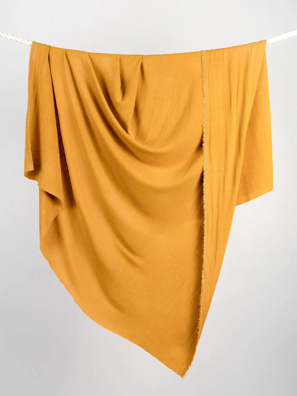 Textured Viscose Linen - Amber