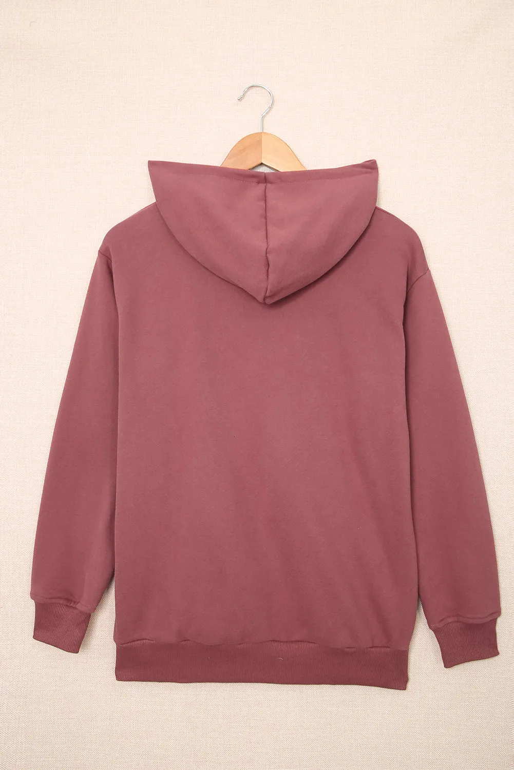 Women's Casual Hoodies Long Sleeve Solid Lightweight Loose Sweatshirt with Pocket