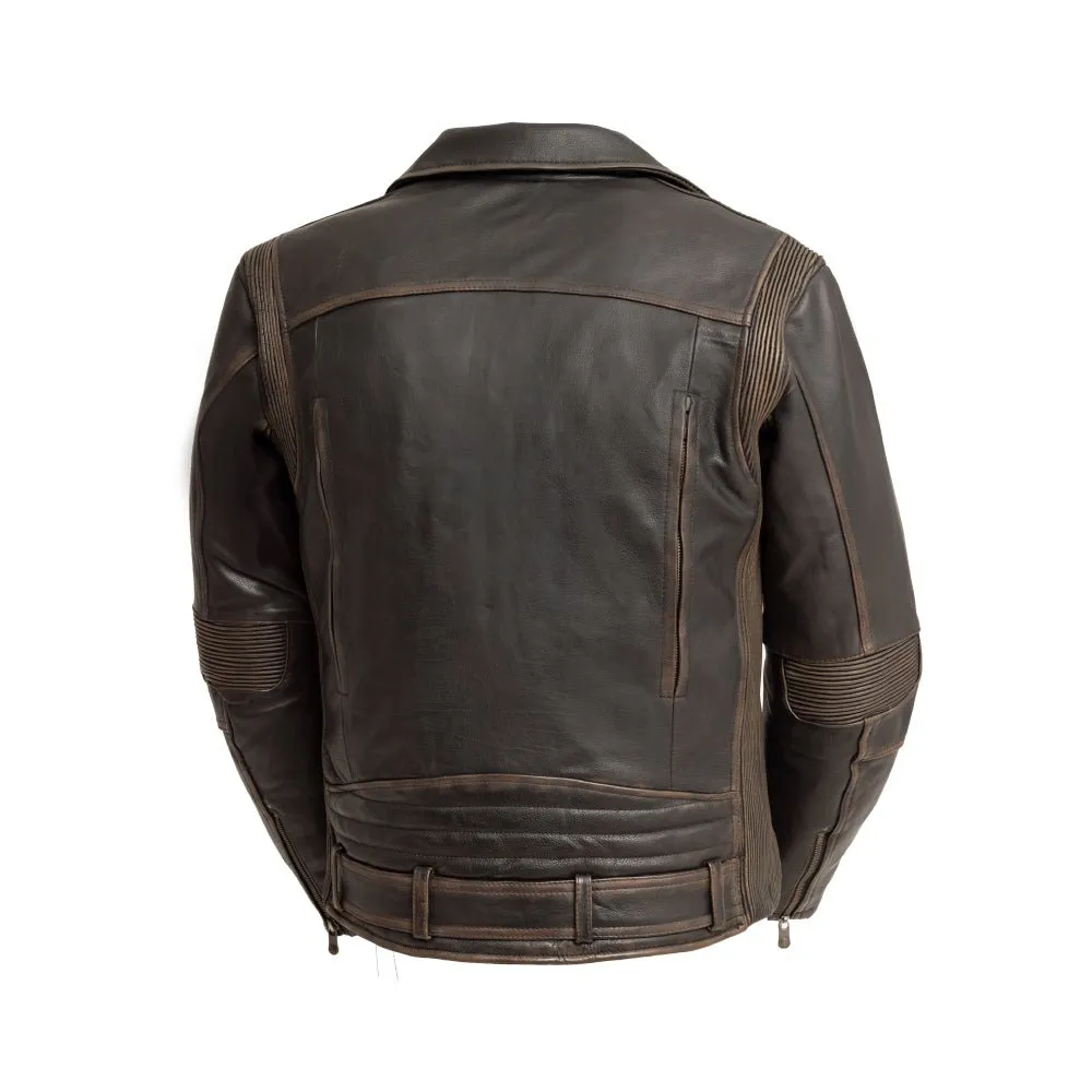 Wrath Men's Motorcycle Leather Jacket